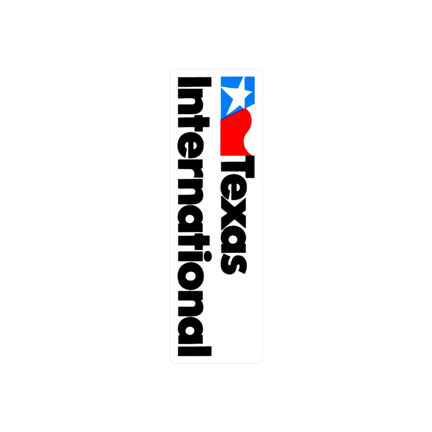 Texas International Kiss-Cut Vinyl Decal