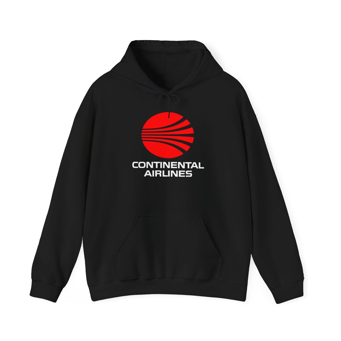 Retro Meatball Continental Airlines Hoodie (Black)
