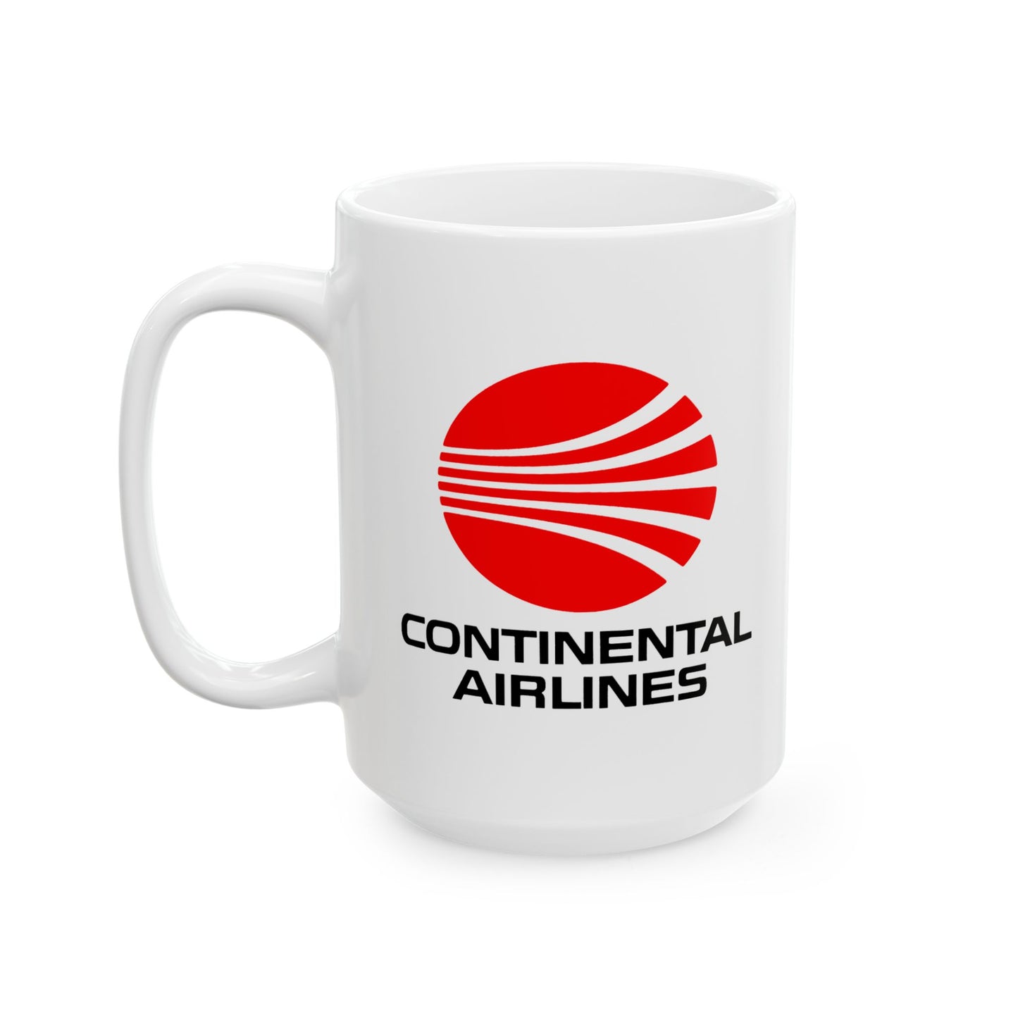 Retro Meatball Continental Airlines Ceramic Mug - 11oz & 15oz