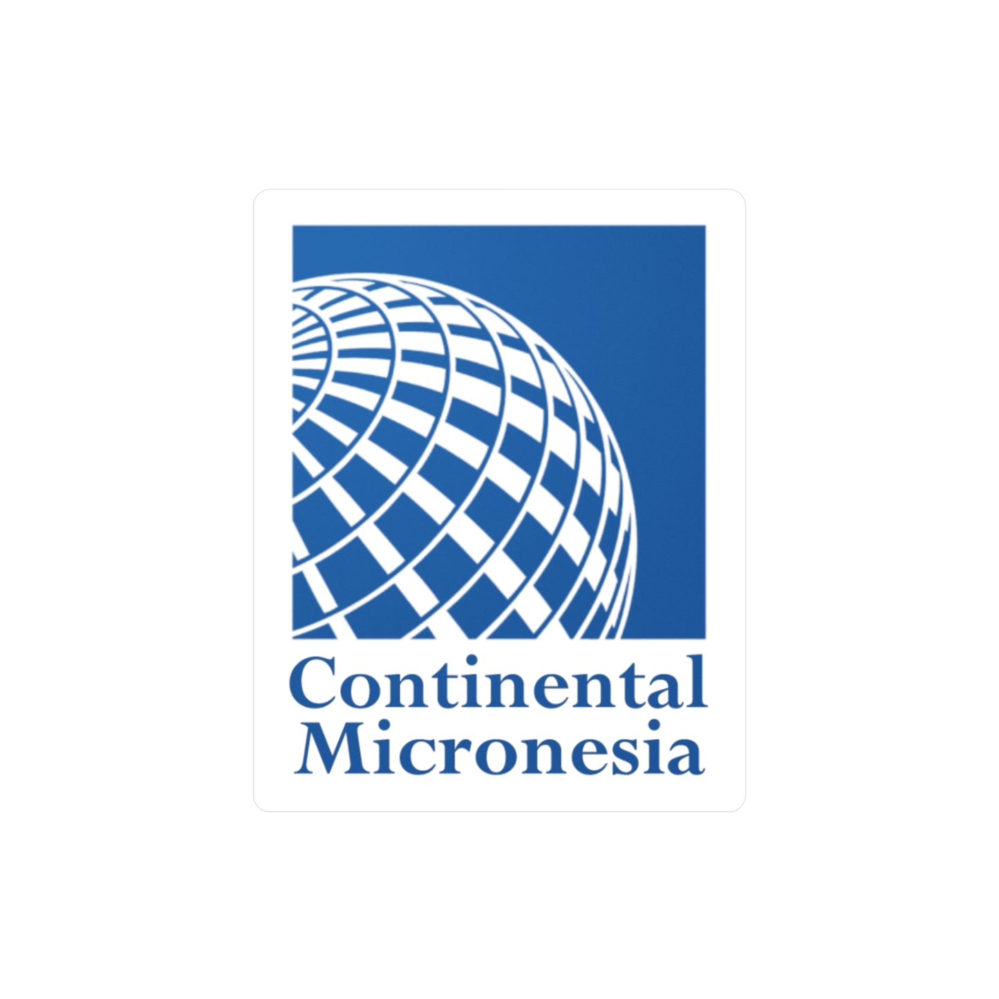 Continental Micronesia Kiss-Cut Vinyl Decal
