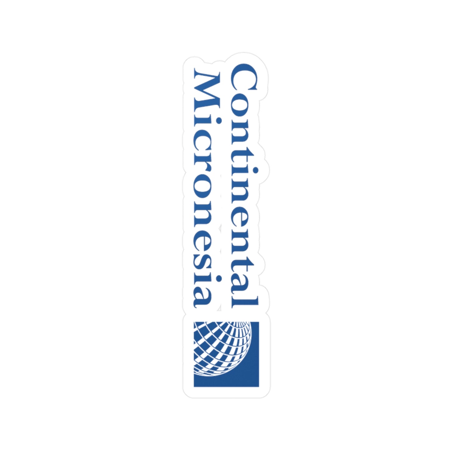 Continental Micronesia Kiss-Cut Vinyl Decal
