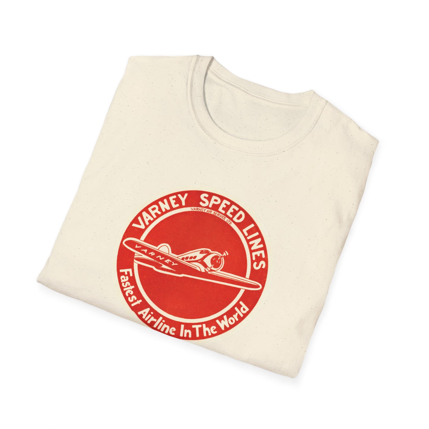 Vintage Varney Speed Lines Unisex Softstyle T-Shirt