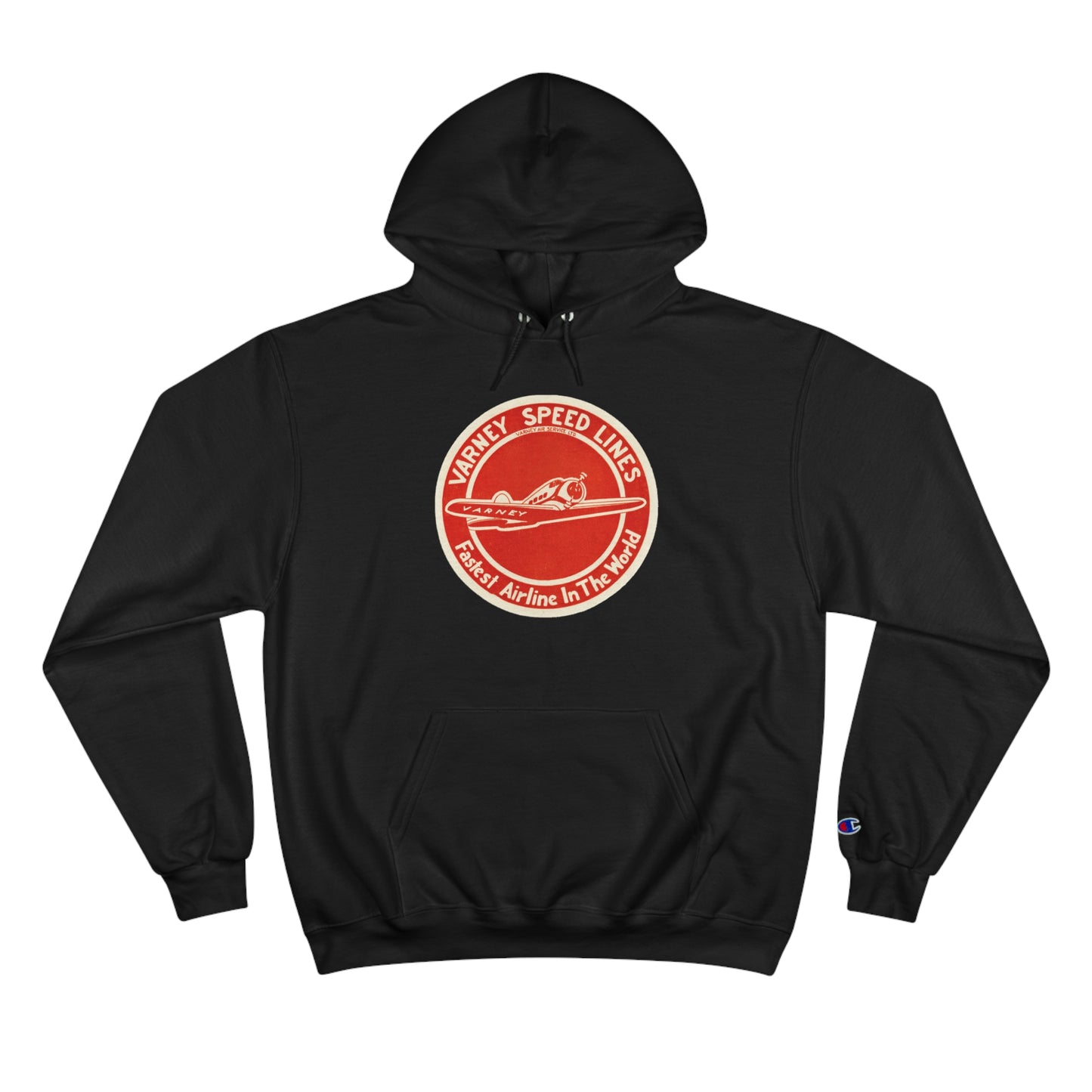 Vintage Varney Speed Lines Champion Hoodie