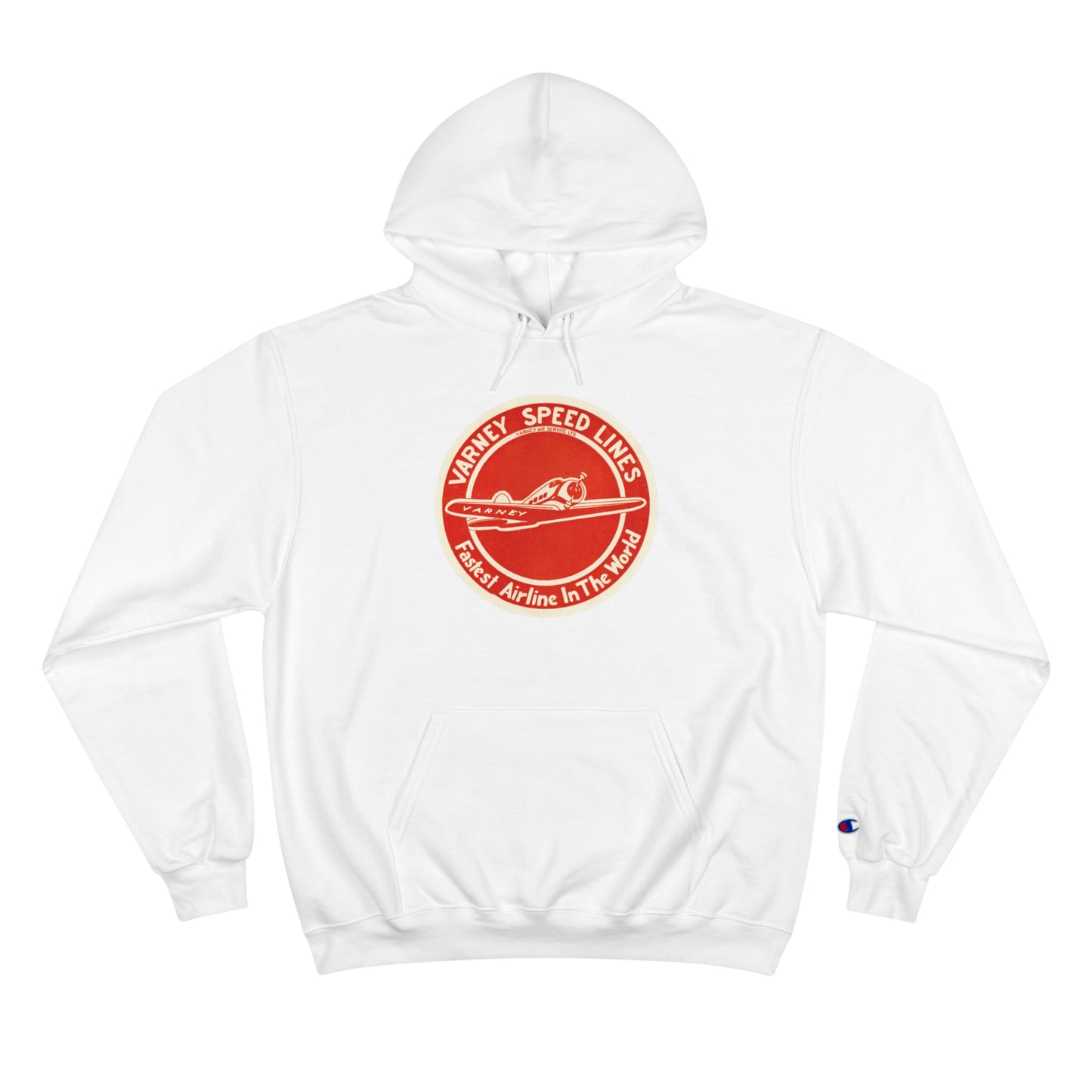 Vintage Varney Speed Lines Champion Hoodie