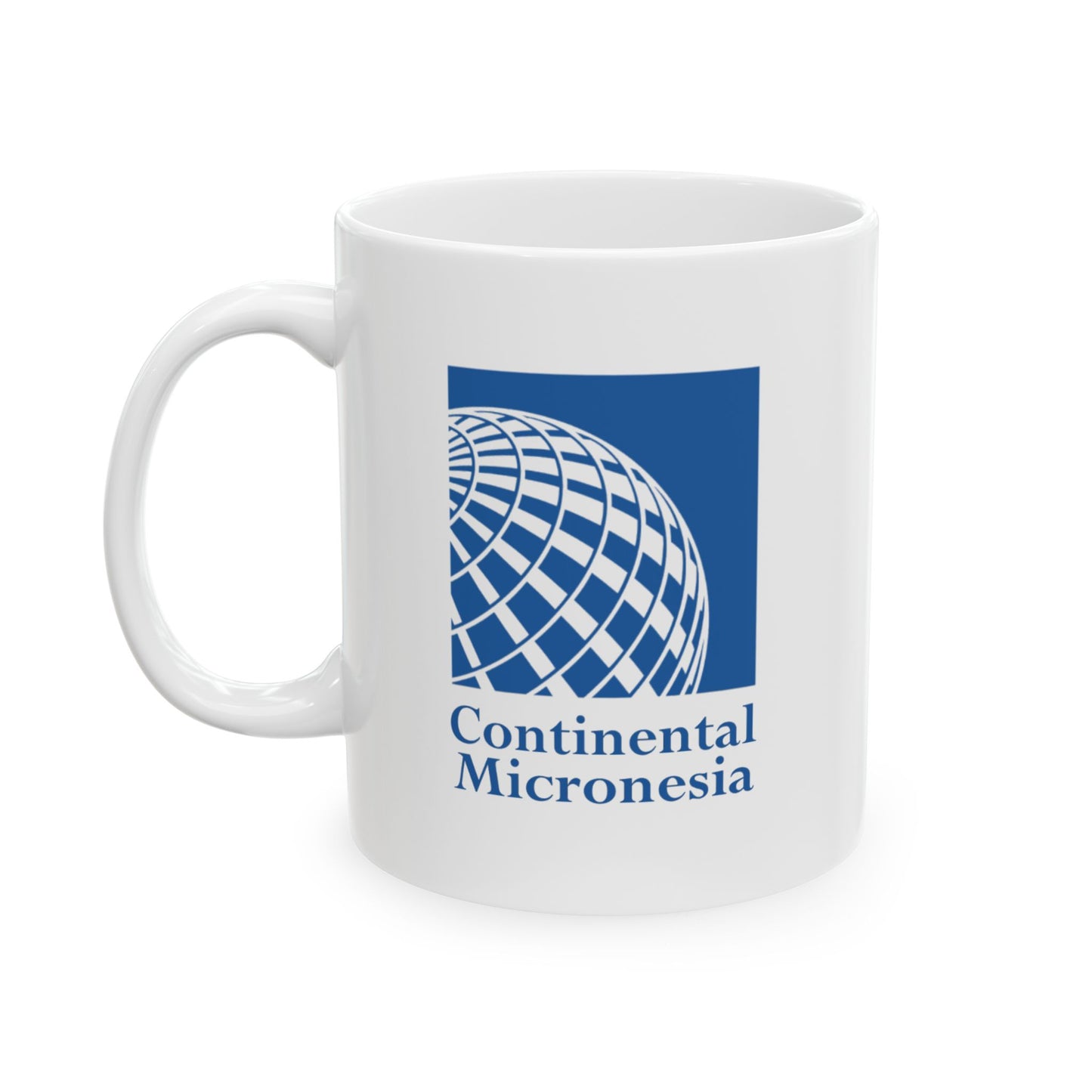 Continental Micronesia Ceramic Mug - 11oz & 15oz (Vertical Logo)