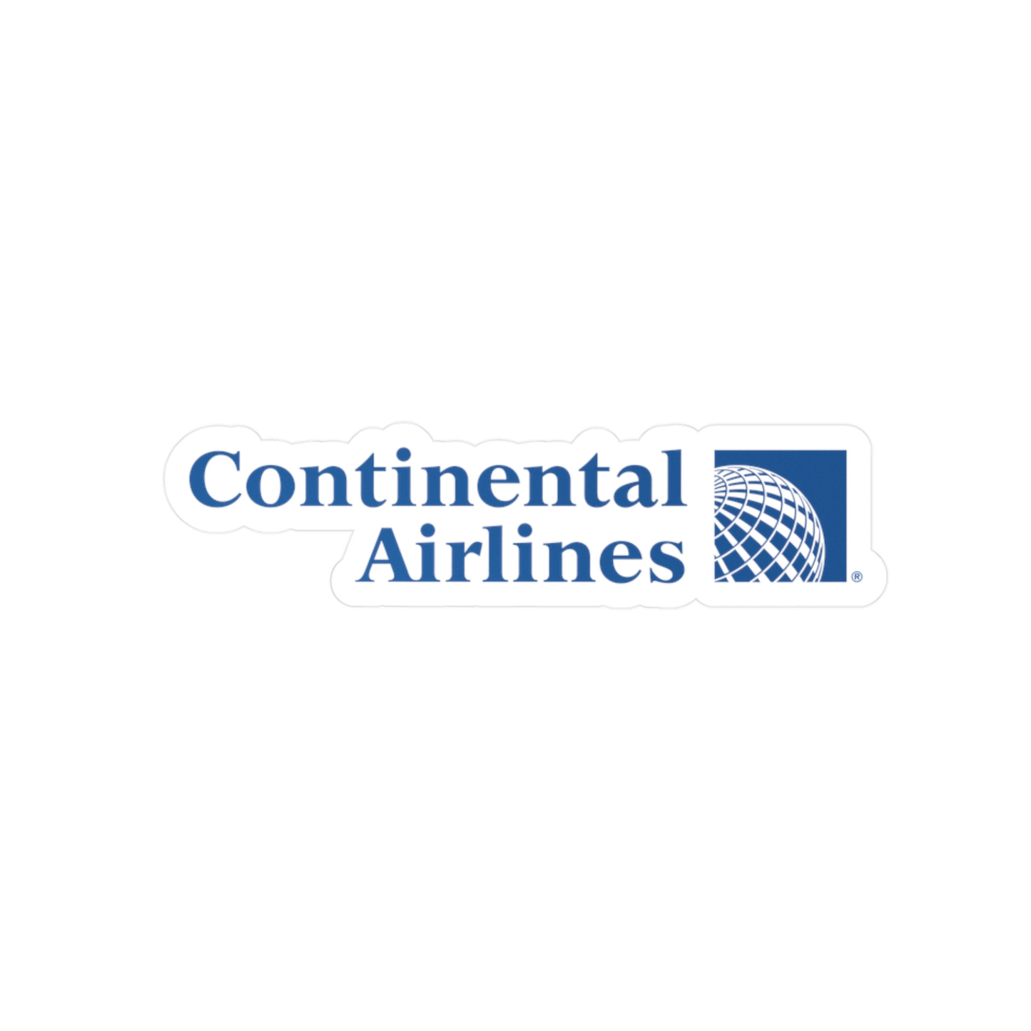 Continental Airlines Kiss-Cut Vinyl Decal