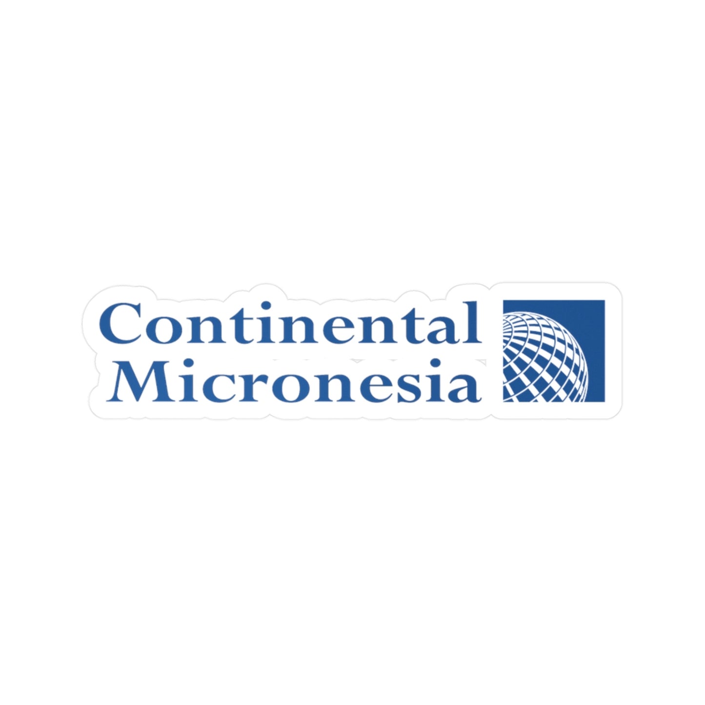 Continental Micronesia Kiss-Cut Vinyl Decal