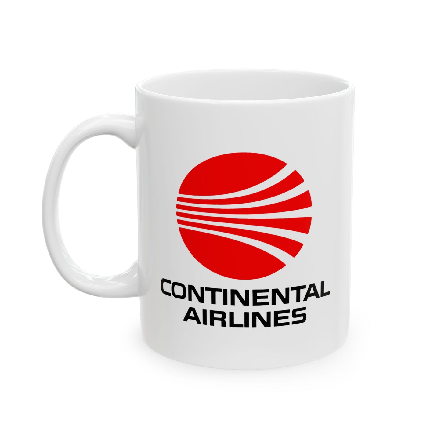 Retro Meatball Continental Airlines Ceramic Mug - 11oz & 15oz
