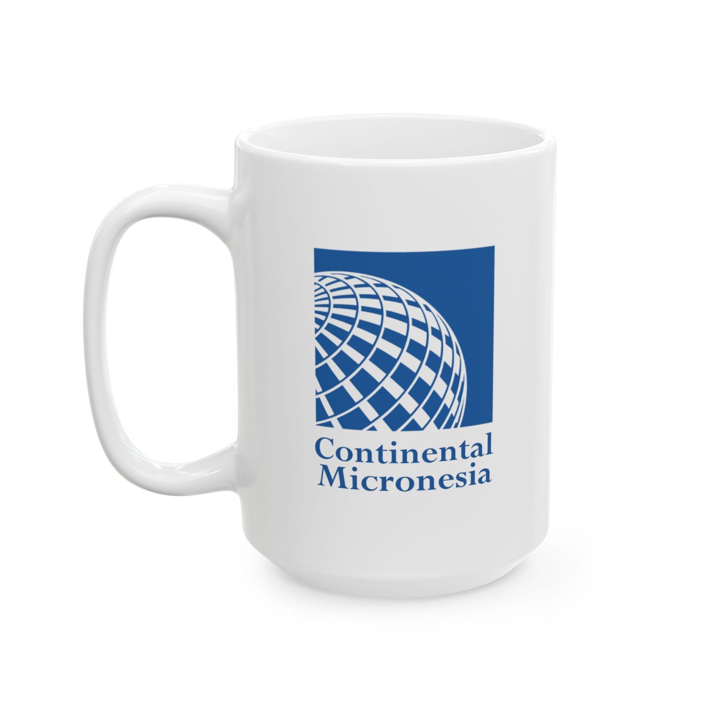 Continental Micronesia Ceramic Mug - 11oz & 15oz (Vertical Logo)