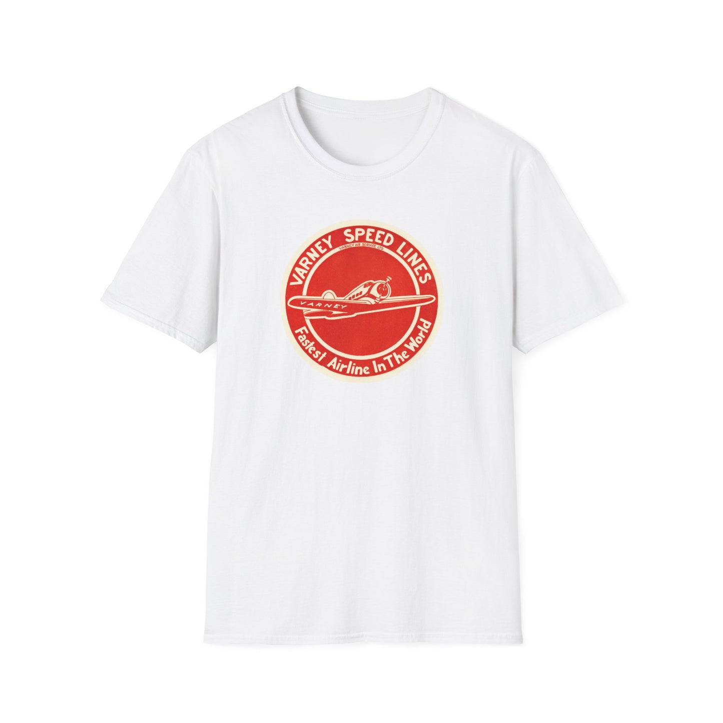 Vintage Varney Speed Lines Unisex Softstyle T-Shirt
