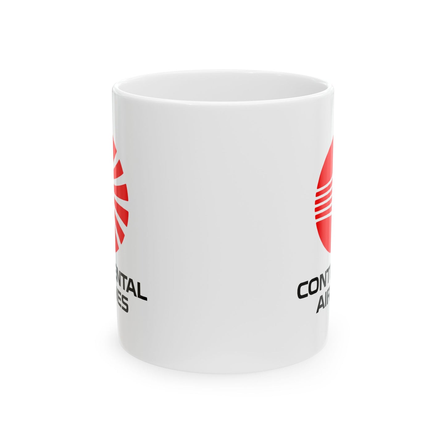 Retro Meatball Continental Airlines Ceramic Mug - 11oz & 15oz