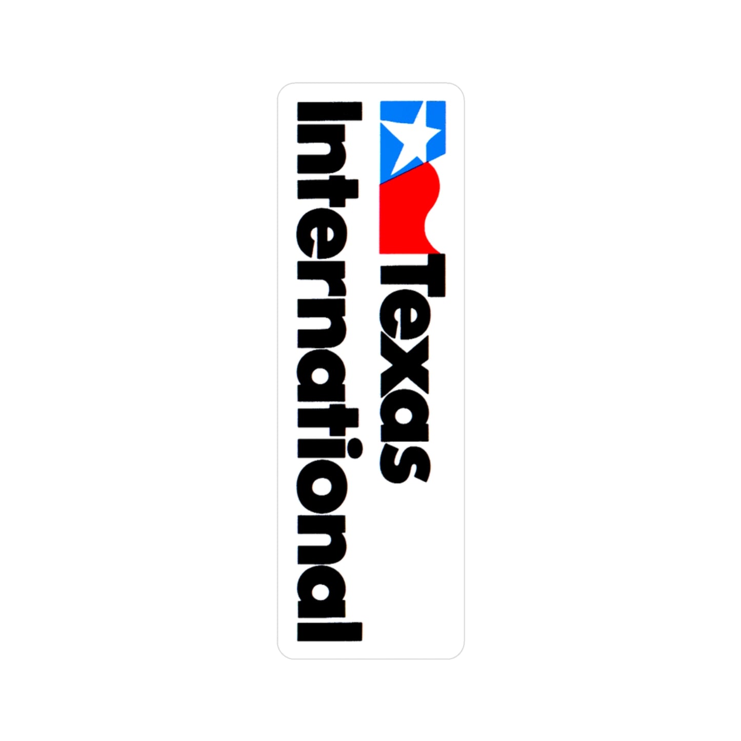 Texas International Kiss-Cut Vinyl Decal