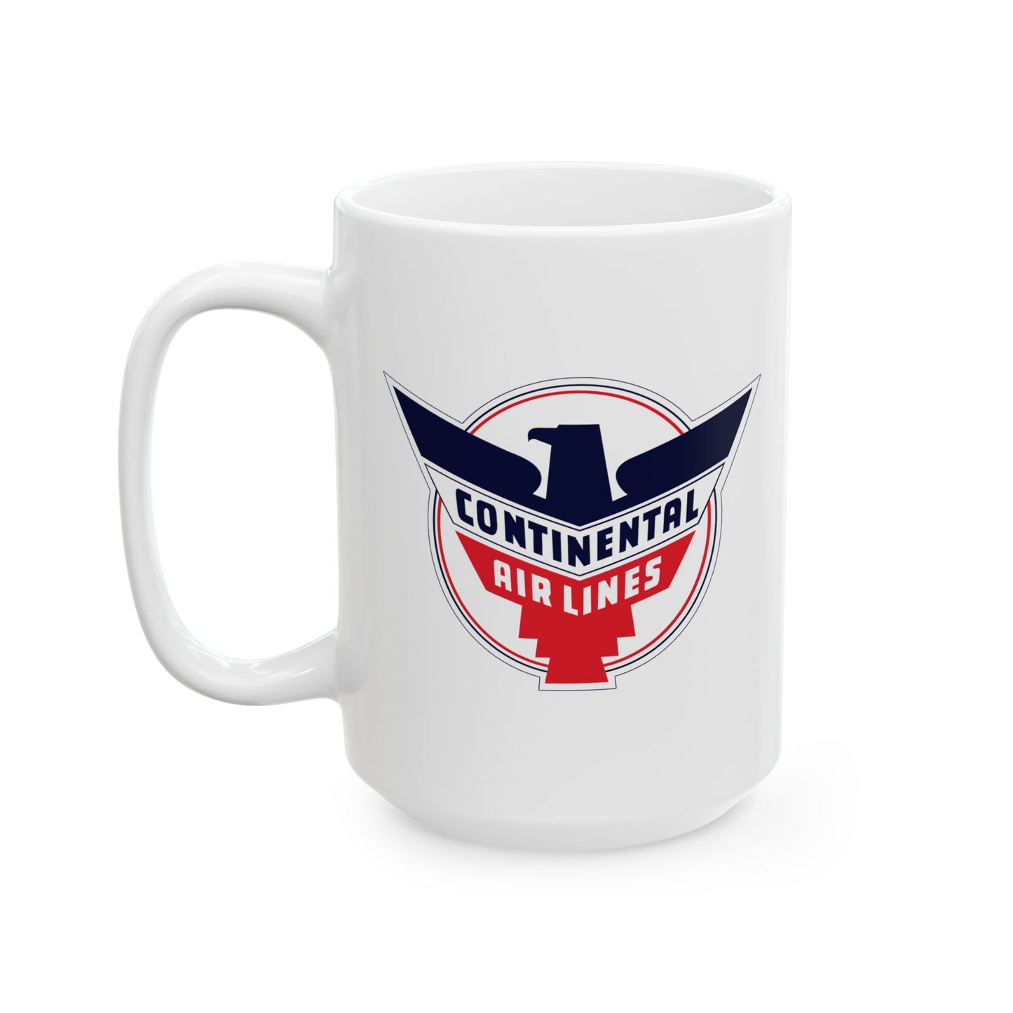 Vintage Continental Airlines Ceramic Mug - 11oz & 15oz