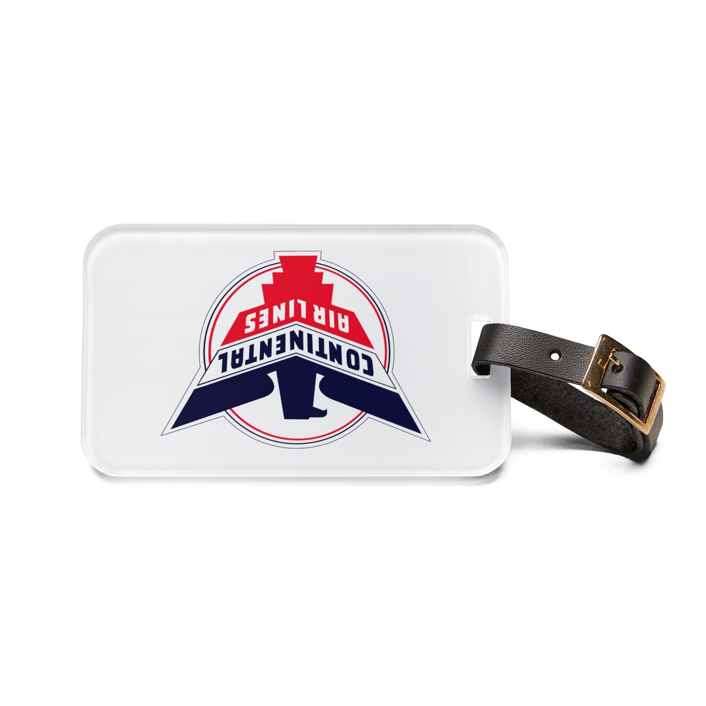 Vintage Continental Airlines Luggage Tag - Travel Accessory