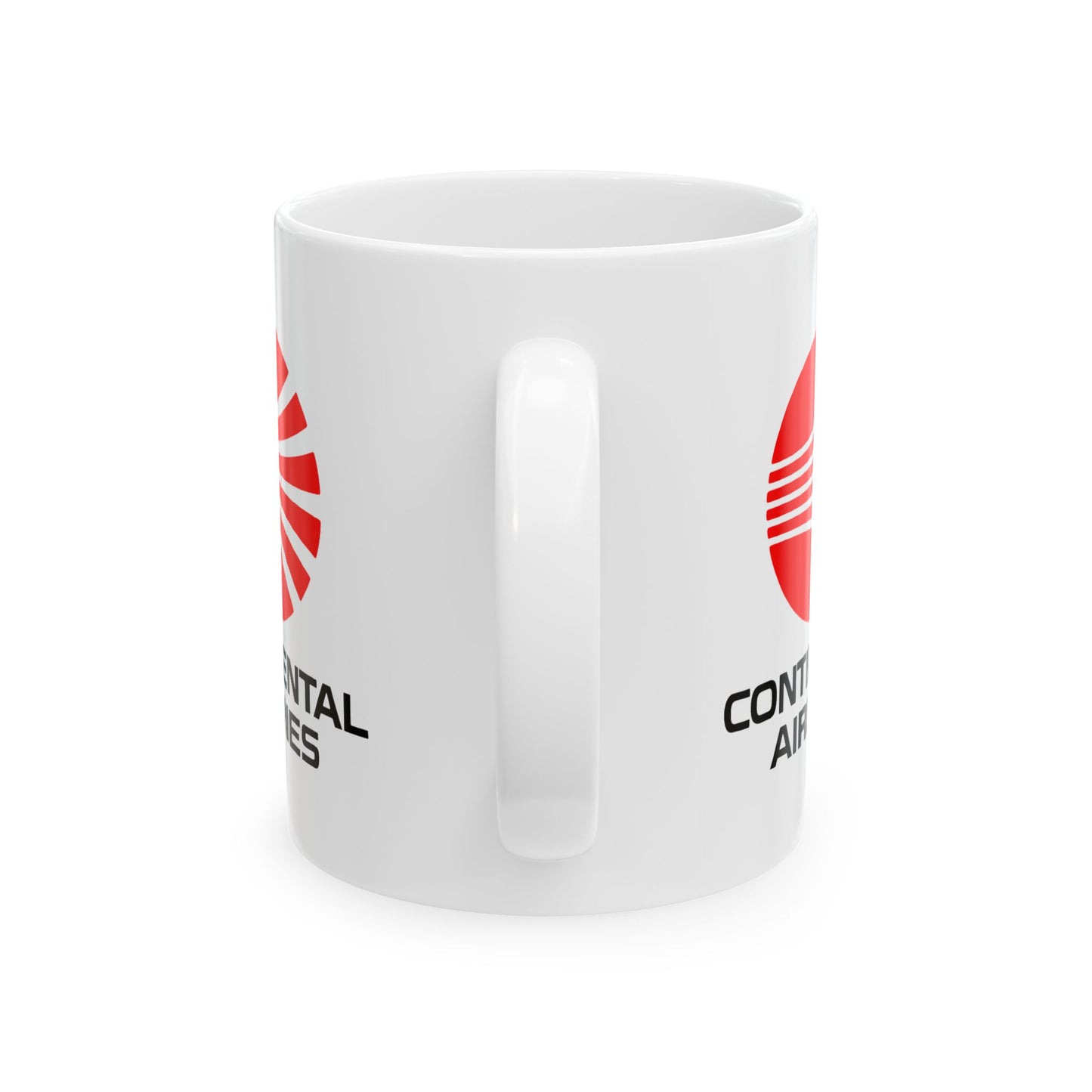 Retro Meatball Continental Airlines Ceramic Mug - 11oz & 15oz