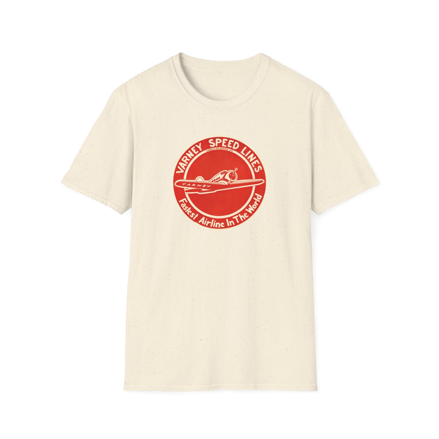 Vintage Varney Speed Lines Unisex Softstyle T-Shirt