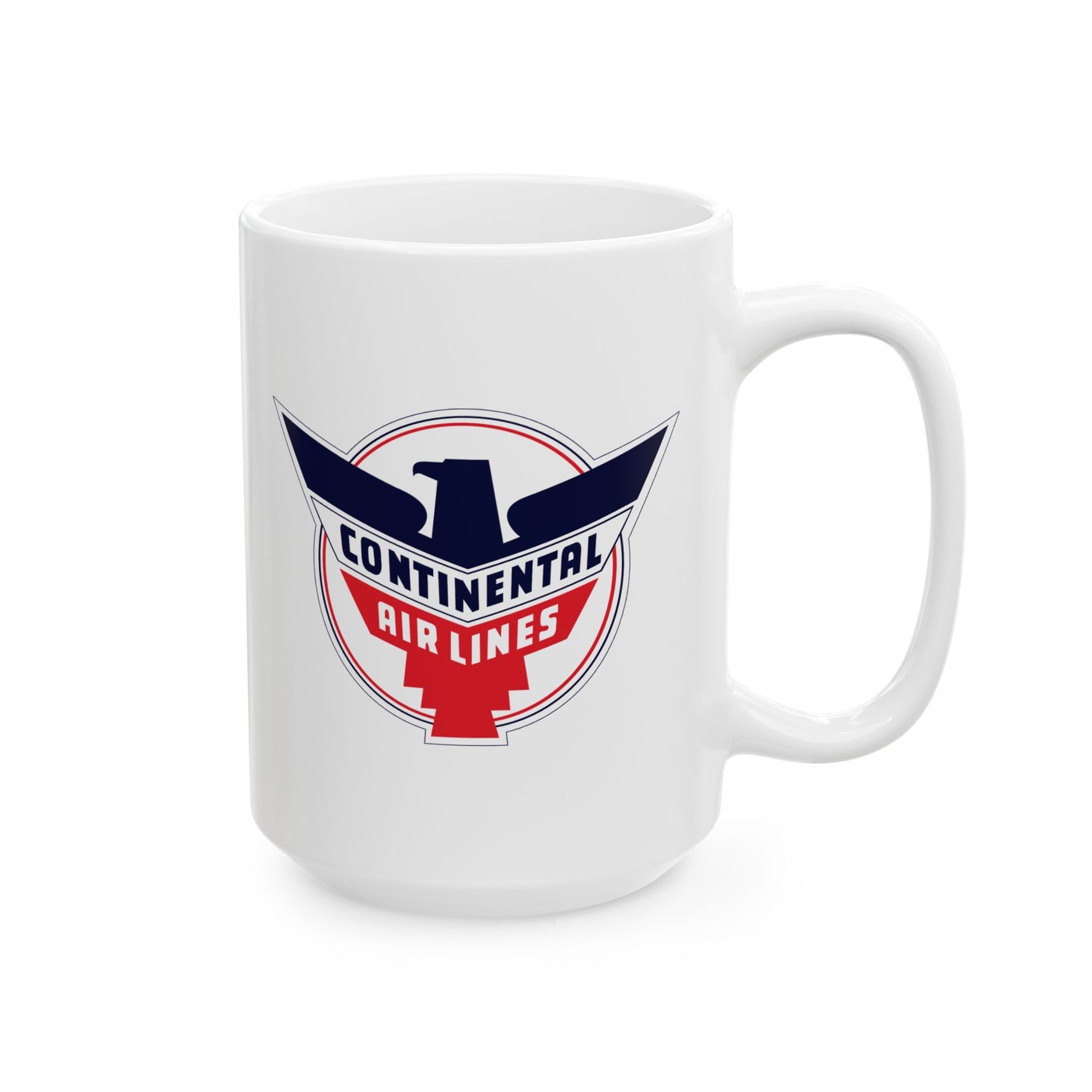 Vintage Continental Airlines Ceramic Mug - 11oz & 15oz