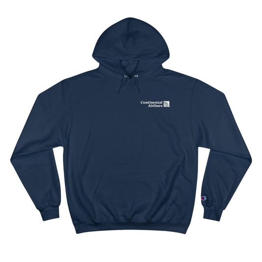 Continental Airlines Champion Hoodie (small logo)