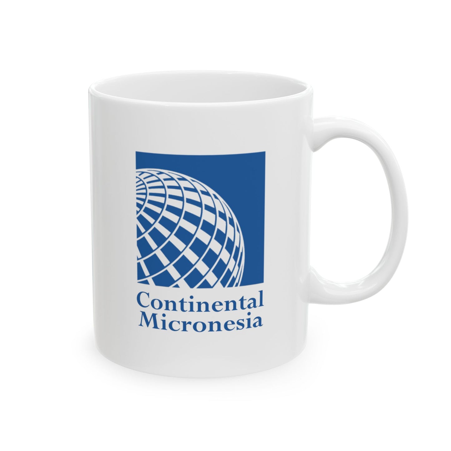 Continental Micronesia Ceramic Mug - 11oz & 15oz (Vertical Logo)