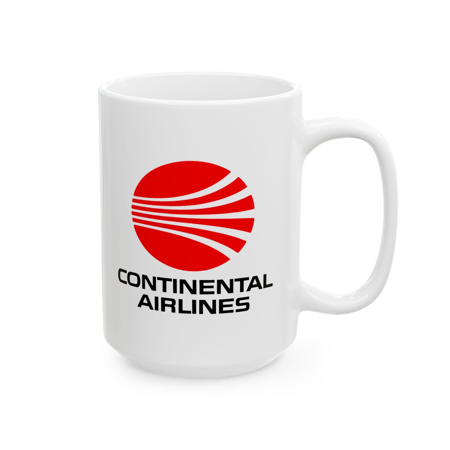 Retro Meatball Continental Airlines Ceramic Mug - 11oz & 15oz